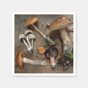 Pilze Liebe Fungi Serviette
