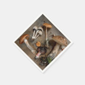 Pilze Liebe Fungi Serviette (Ecke)