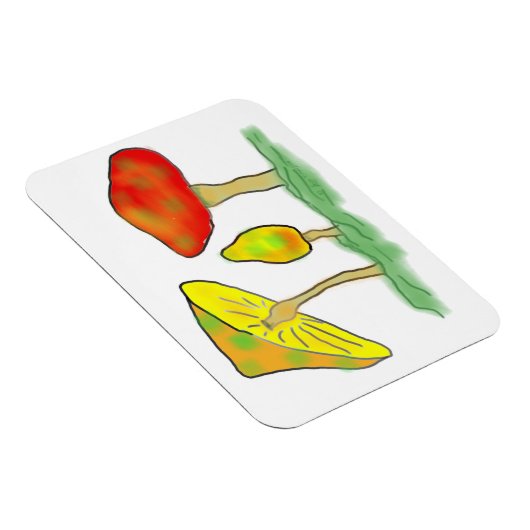 Pilze Magnet (Rechte Seite)