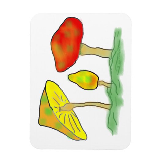 Pilze Magnet (Vertikal)