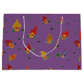 Pilze mit eigenem Herz - Geschenktasche - Große Geschenktüte (Vorderseite)