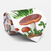 Pilze Nahtloses Muster Krawatte (Gerollt)