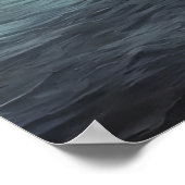 Pilze, Nebel und Meer | AI Art Poster (Ecke)