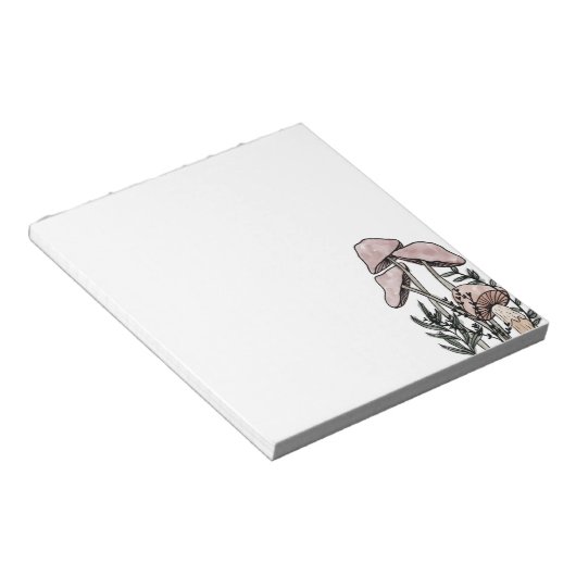 Pilze  notizblock (angewinkelt)