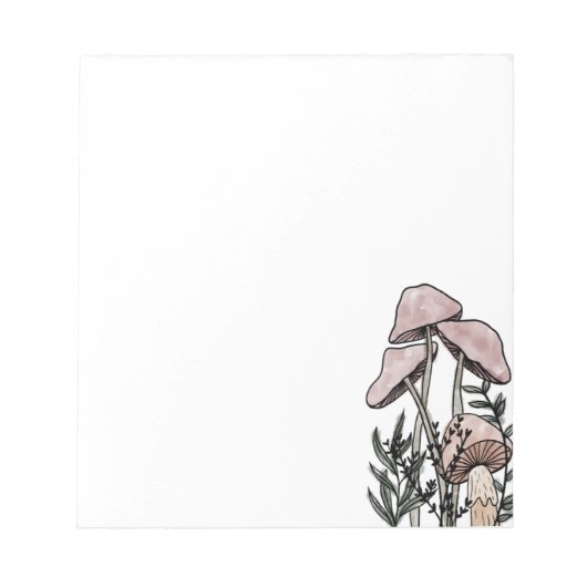 Pilze  notizblock (Vorderseite)