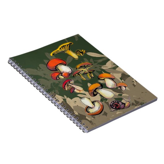 Pilze Notizblock (Rechte Seite)