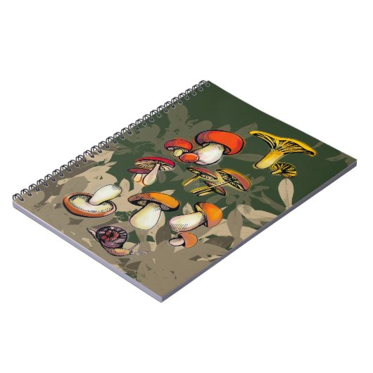 Pilze Notizblock (Linke Seite)