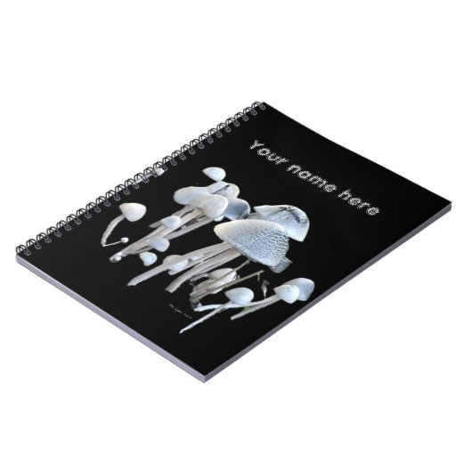 Pilze Notizbuch Notizblock (Linke Seite)