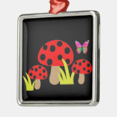 Pilze Ornament Aus Metall (Links)