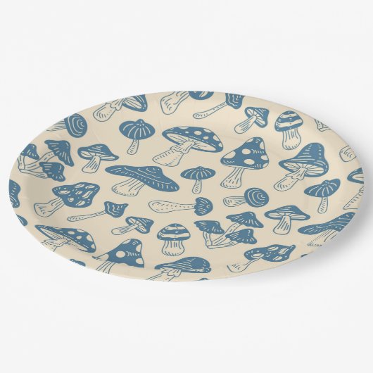 Pilze  pappteller (Schrägansicht)