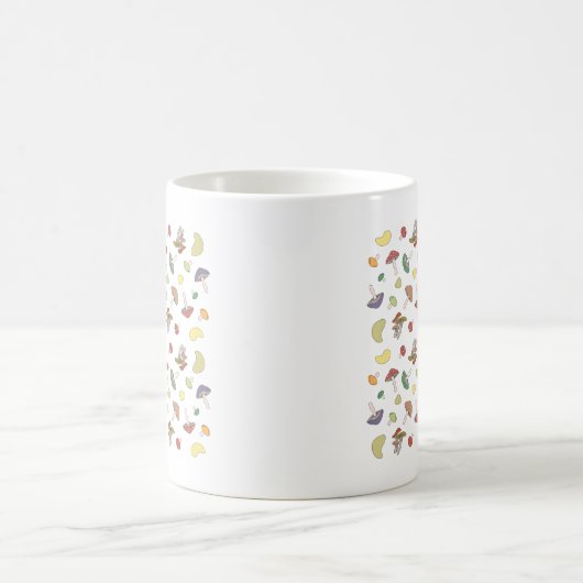 Pilze Pastell Kaffeetasse (Mittel)