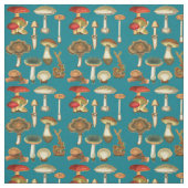 Pilze Pilze Fungi Pflanze Kollektion Botanischer G Stoff (Muster)