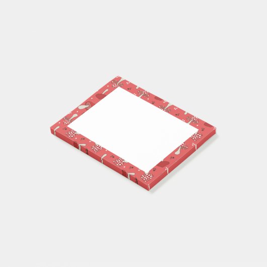 Pilze Post-it Klebezettel (angewinkelt)