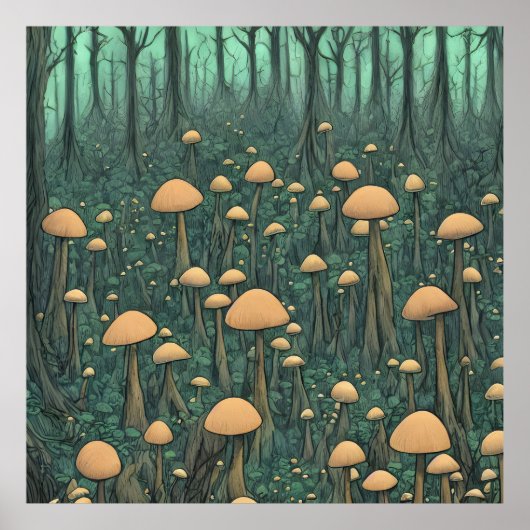Pilze Poster (Vorne)