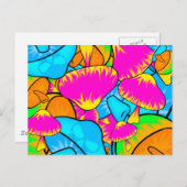 Pilze Postkarte (Vorne/Hinten)