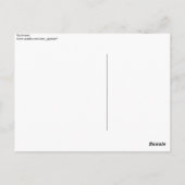 Pilze Postkarte (Rückseite)