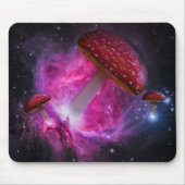 Pilze rocksen durch den Weltraum Mousepad (Vorne)