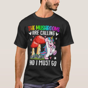Pilze rufen Pilzsucher an, die Mykologen jagen T-Shirt