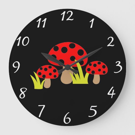 Pilze rund Uhr (Vorderseite)