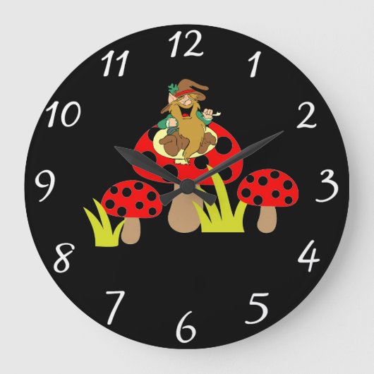 Pilze rund Uhr (Vorderseite)