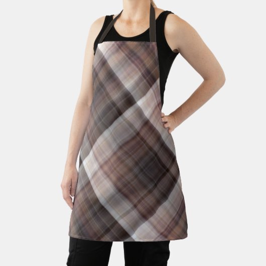 Pilze Rustikale Braune Plaid Schürze (InSitu)