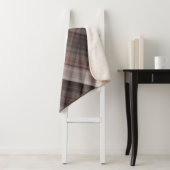 Pilze Rustikale Braune Plaid Sherpadecke (Beispiel)