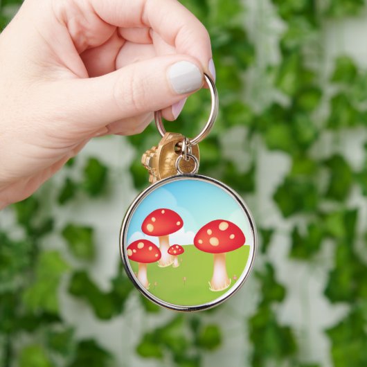 Pilze Schlüsselanhänger (Hand)