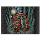 Pilze Schneidebrett (Vorderseite)