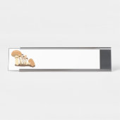 Pilze Schreibtischnamensplakette (Vorderseite )