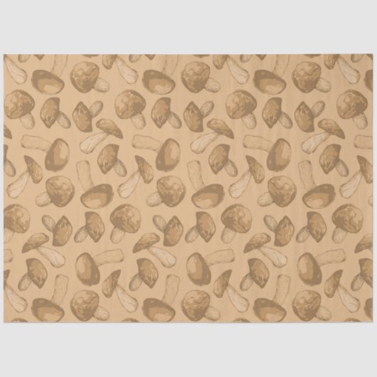 Pilze Seidenpapier (Vorderseite)