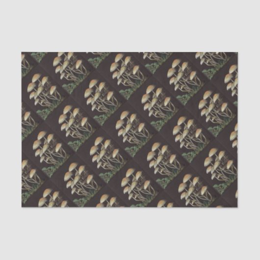 Pilze Seidenpapier (Vorderseite)