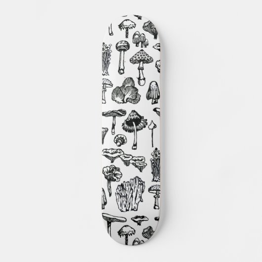 Pilze Skateboard (Vorderseite)