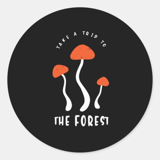 Pilze Spaß Lustigen Sprüche Pilzsucher Runder Aufkleber (Vorderseite)