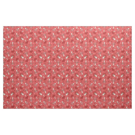 Pilze Stoff (Fat Quarter (45,7 x 55,9 cm))