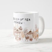 Pilze Tee-Tasse, mystisches Getränk, Hexenkunst Ta Jumbo-Tasse (Vorderseite Rechts)