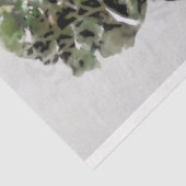 Pilze Toadstool Wasserfarben-Dekoupage  Seidenpapier (Ausschnitt)