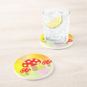 Pilze trinken Untersetzer (Seite)