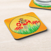 Pilze trinken Untersetzer (Linke Seite)