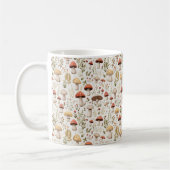 Pilze und Blume des Waldes Kaffeetasse (Links)