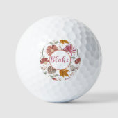 Pilze und Blume Golfball (Vorderseite)