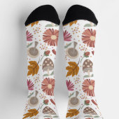 Pilze und Blume Socken (Oben)