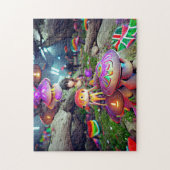 Pilze und Fairies Jigsaw Puzzle (Vertikal)