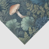 Pilze und Ferns Seidenpapier (Detail)