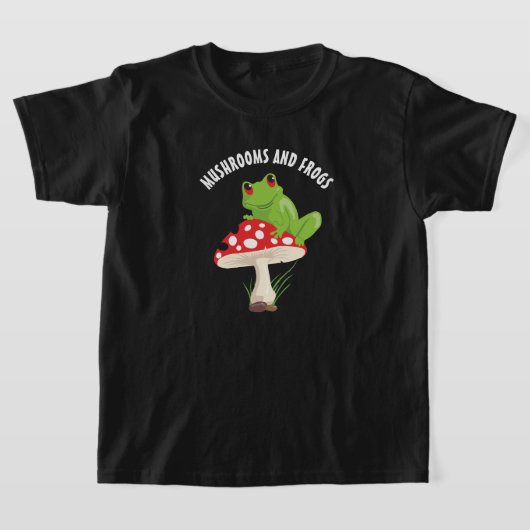 Pilze und Froschkinder-T - Shirt (Ablage )