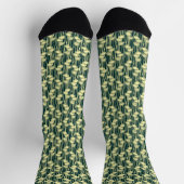 Pilze und Gras-Muster Socken (Oben)