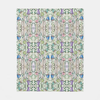 Pilze und Reben Fleecedecke