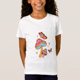 Pilze und Schmetterlinge T - Shirt