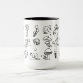 Pilze und Schnecken Tasse (Zentrum)
