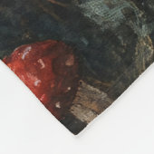 Pilze und Wildblumen, botanisch Fleecedecke (Ecke)