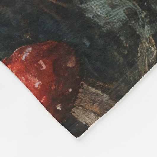 Pilze und Wildblumen, botanisch Fleecedecke (Ecke)